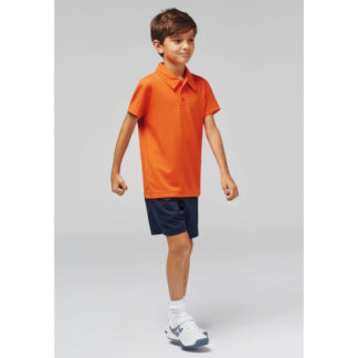 A_T-shirts med tryck KIDS POLO SHIRT